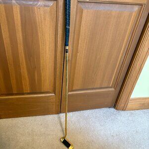 Precedent Financial Corp Golf club Putter 24K Gold Plated 34.5" RH